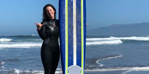 Lección privada de surf en San Diego